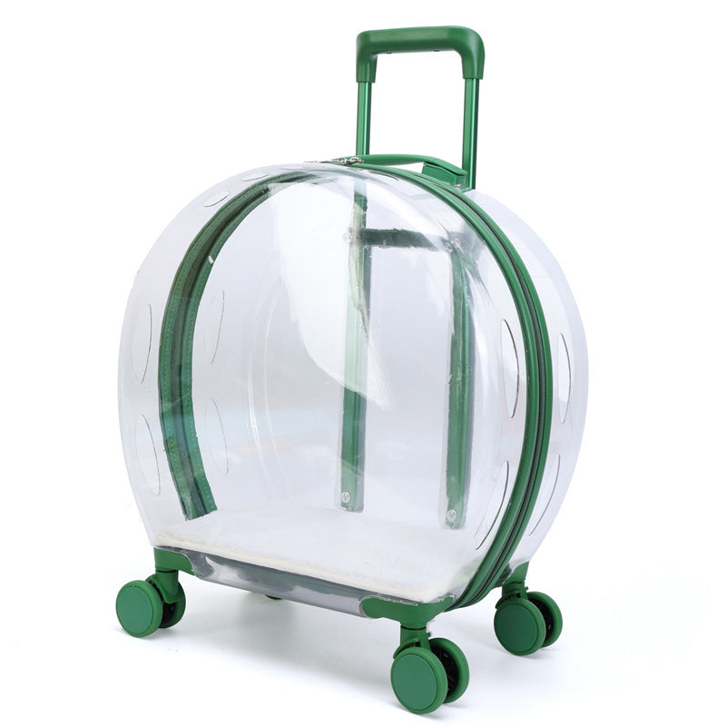 Portable Transparent Trolley Case