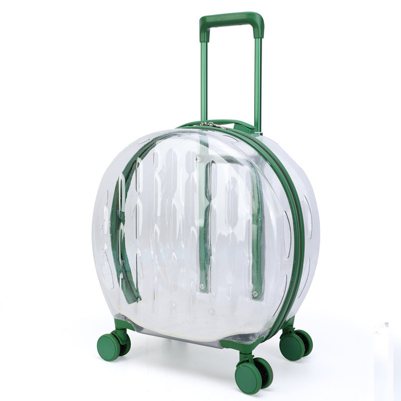 Portable Transparent Trolley Case