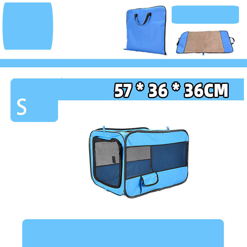 Folding Fabric Pet Travel Carrier Bag