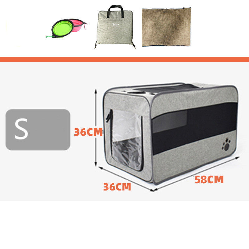 Folding Fabric Pet Travel Carrier Bag