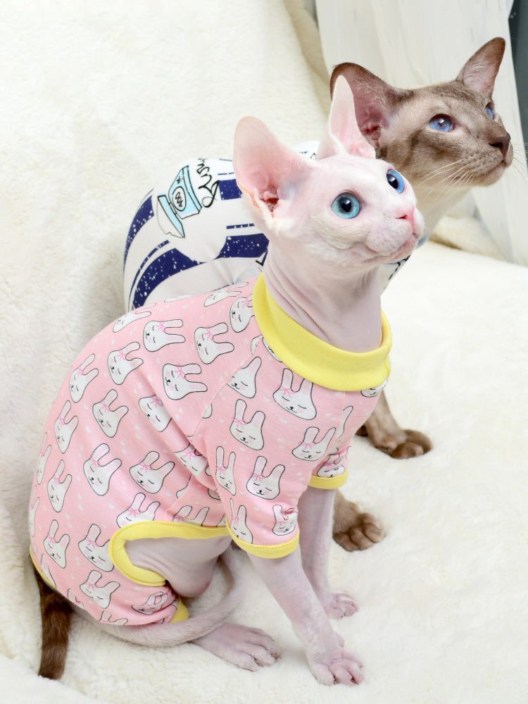 Rabbit Printed Cotton T-Shirt