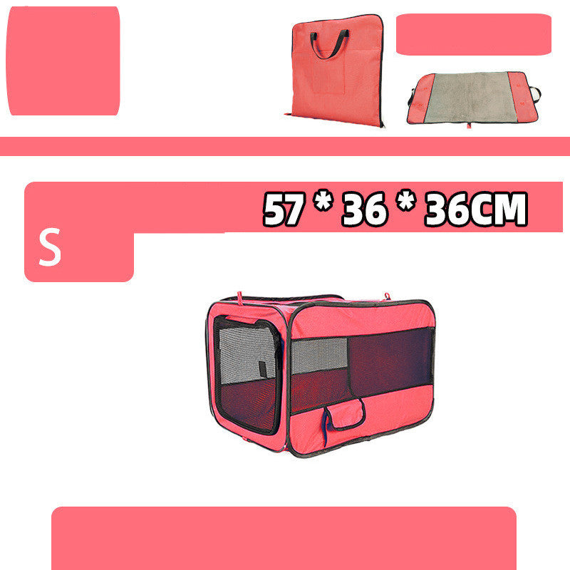 Folding Fabric Pet Travel Carrier Bag